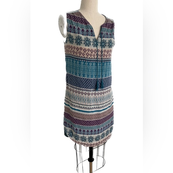 Beachlunchlounge Aquamarine Sleeveless Dress Small viscose short dress - Picture 1 of 10